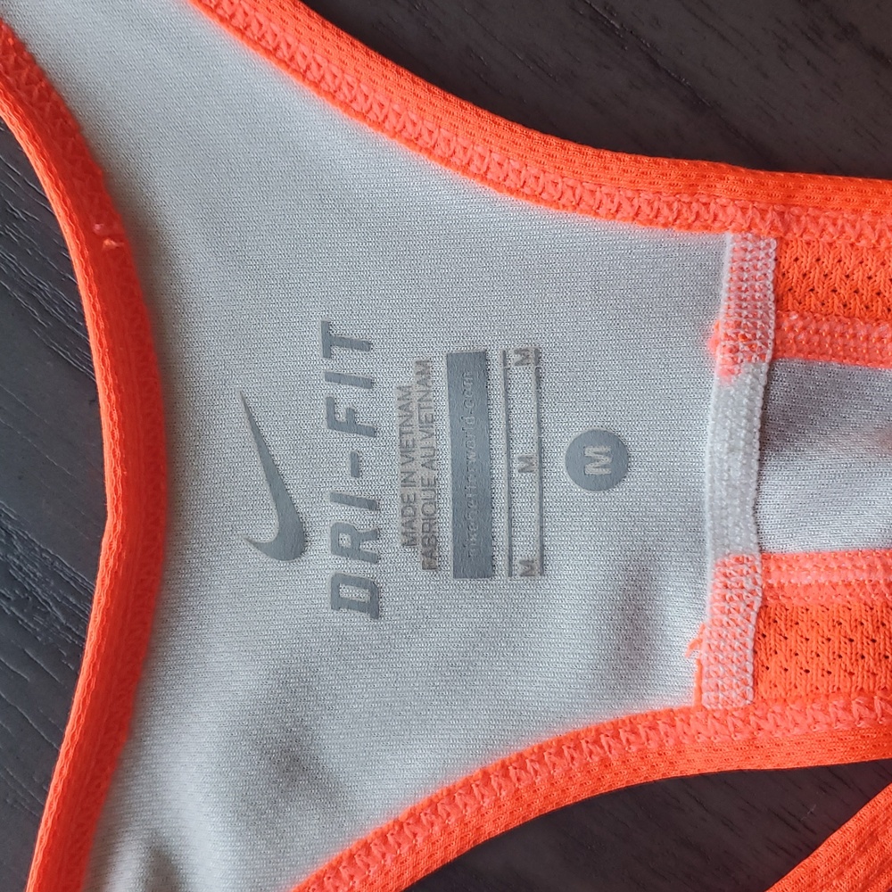 Nike Women's Pink and Orange Tank Top - Picture 5 of 15